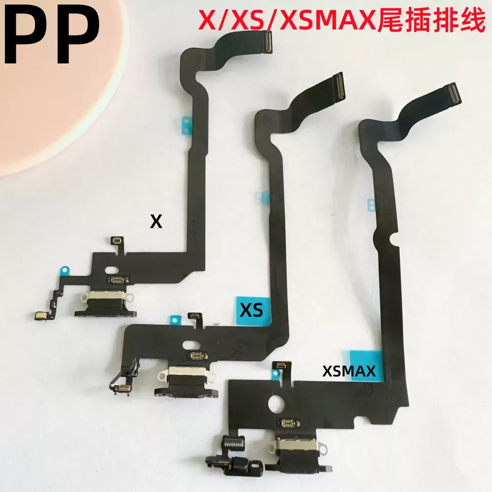 适用iphone苹果x xs xsmax尾插排线送话器充电接口话筒麦克风原装