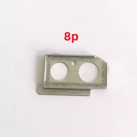 适用iphone苹果8代 8plus后置摄像头铁架镜框固定铁框金属支架se2