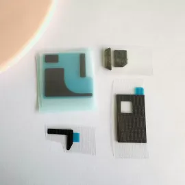 适用iphone苹果16pro 16promax后置摄像头背面贴纸散热贴美容黑贴