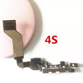 适用iphone苹果4代 4s尾插排线送话器话筒麦克风充电接口插孔总成