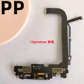 适用iphone苹果13 13pro 13mini 13promax尾插排线充电口送话原装